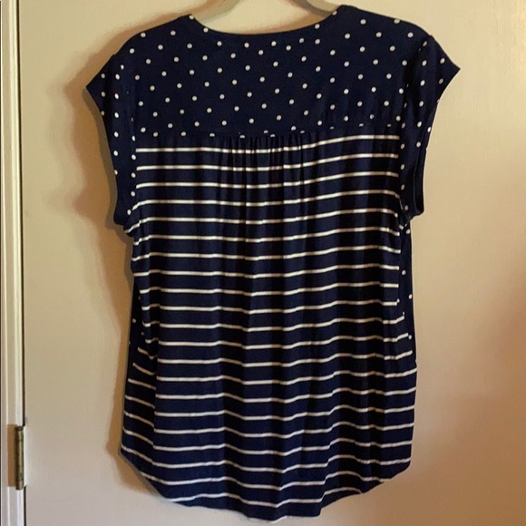 Navy and White top - Picture 2 of 2